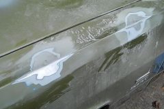 Pulled the dent out with the stud weld gun and puller