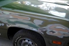 Noticed that all the body line in the front fender was wrong