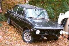 This is how it was brought to the shop. Earl Shibe $99 paint job and a rusted out rocker panel