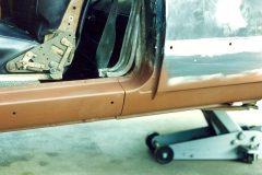 Got lucky and found rocker replacement panels and welded them in