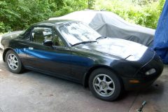 This is how the car came to the shop