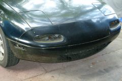Front bumper cover was warped, no replacement could be found, had to repair