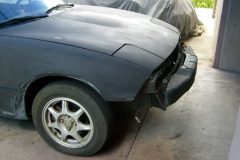 Had to thoroughly sand down the horrible synthetic enamel coat