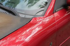 Driver's fender was bent but I repaired it without having to paint it
