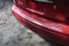Back bumper cover was peeling and the gloss was hazed