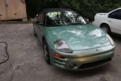 I had to blend in over the tops of the fenders as the paint brought to me wasn't that great of a match