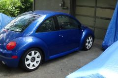 1999 Beatle repaired and painted