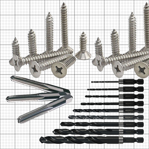 Screw To Drill Bit Size Chart and Tap and Drill Size Chart