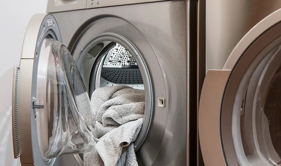 washing a travel blanket